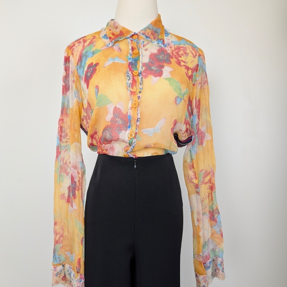 Vintage Joseph Ribkoff Black Dress Pants Large Size 10 - Picture 6 of 8